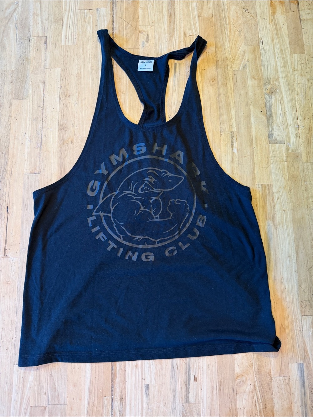 Gymshark Men’s Black Lifting Club Stringer